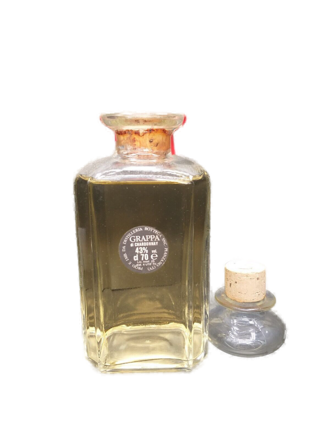 Bottega Grappa di Chardonnay 43% VOL. (1x0,7ltr.) inkl. Glasstopfen