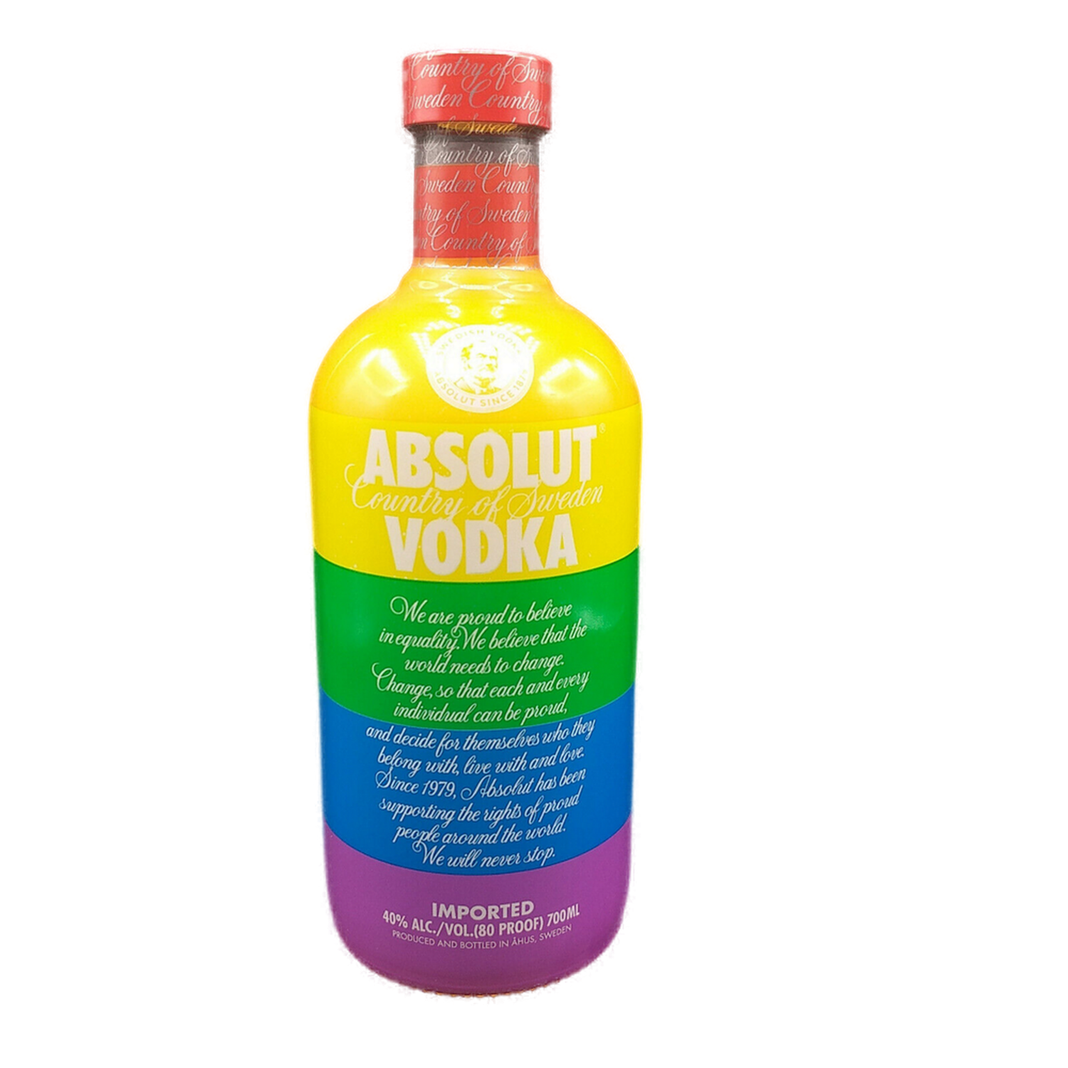 Absolut Pride Edition Vodka 40% VOL. (1x0,7ltr.)