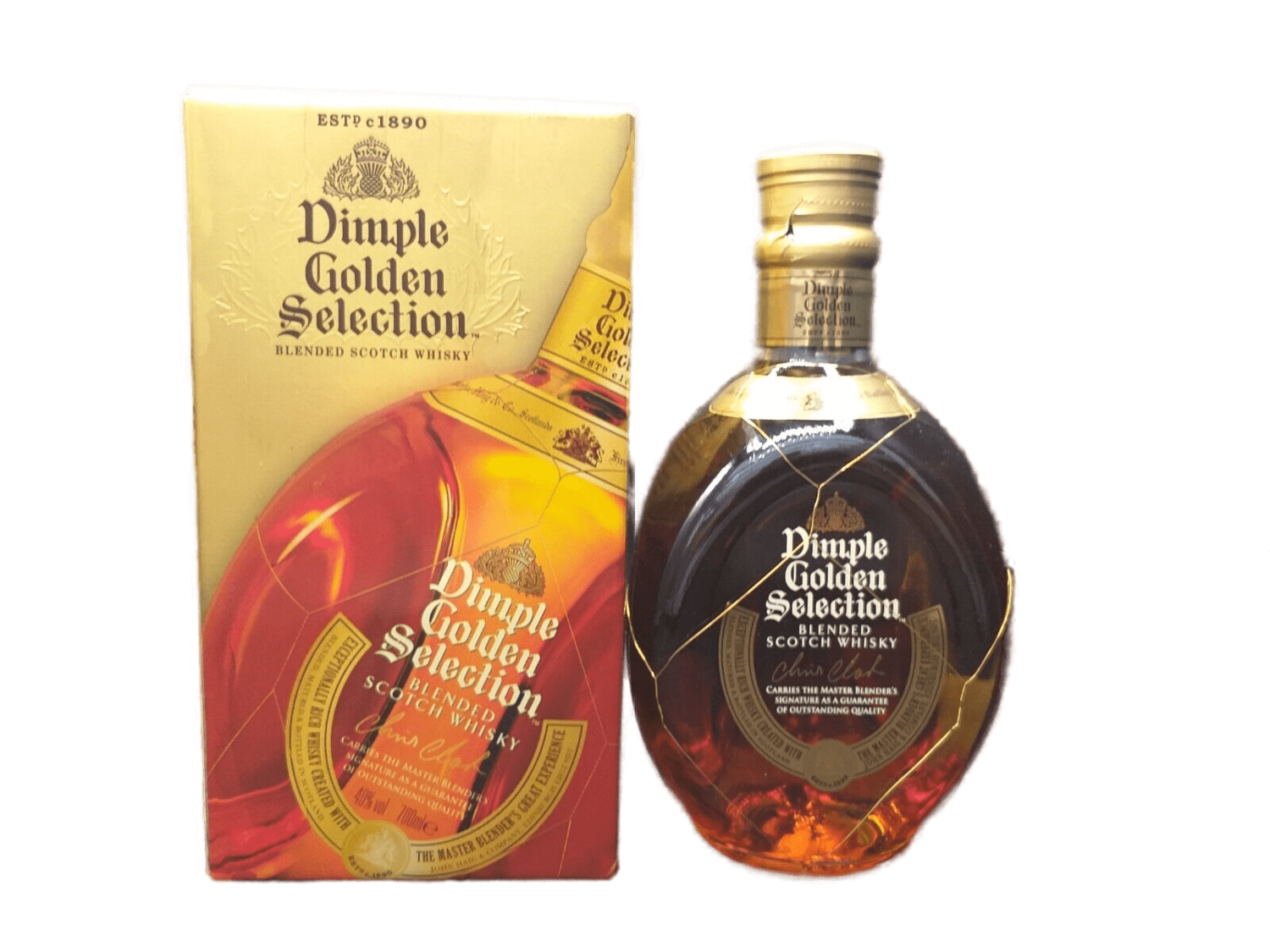 Dimple Golden Selection Blended Scotch Whsiky Scotland 40% VOL. (1x0,7ltr.)  OVP