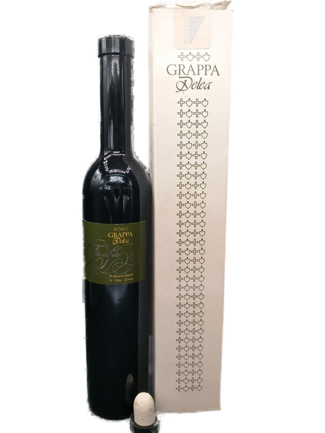 Grappa Delea Grappa di uva Moscato 43%  VOL. (1x0,7ltr.) OVP