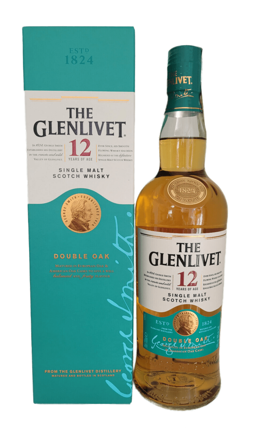 The Glenlivet 12 Jahre Single Malt Scotch Whisky 40% VOL. (1x0,7ltr.) OVP