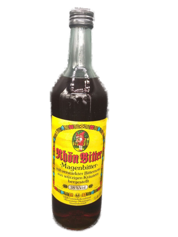 Rhön Bitter Magenbitter VEB Getränkekombinat (ehem. DDR) 38% VOL. (1x0,7ltr.)