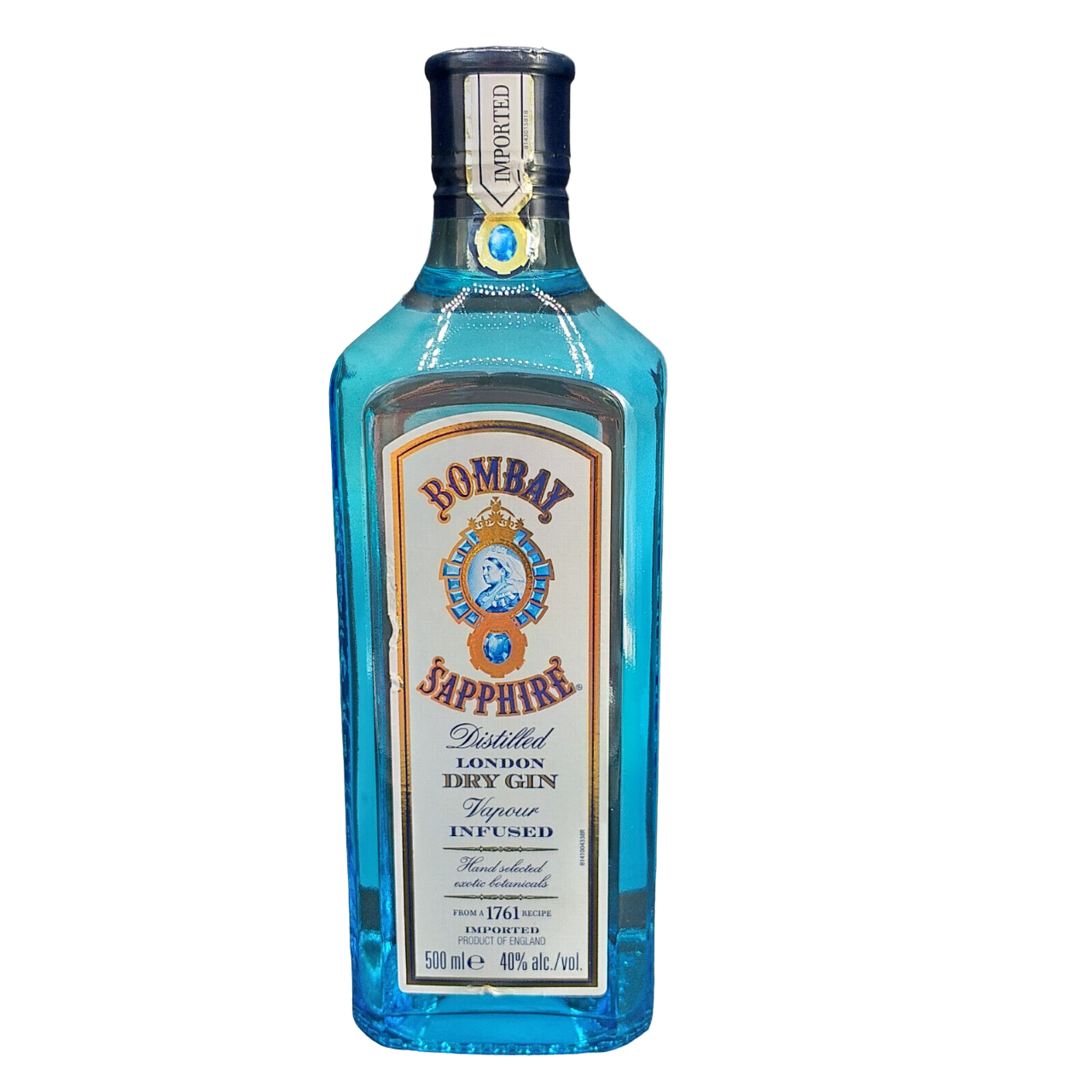 Bombay Sapphire Distilled London Dry Gin 40% VOL. (1x0,5ltr.)