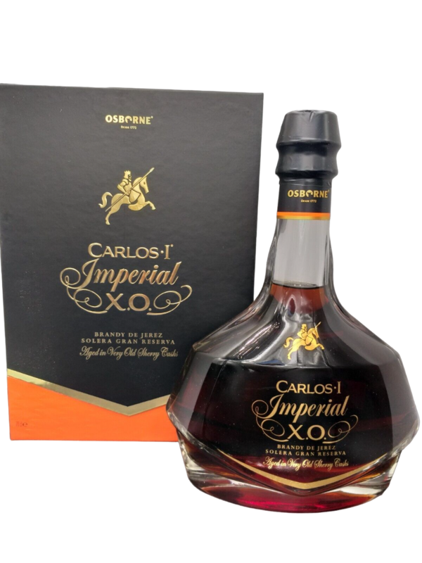 Carlos I Imperial X.O. Solera Gran Reserva Brandy de Jerez 40% VOL. (1x0,7ltr.) OVP Carlos I Imperial X.O. Solera Gran Reserva Brandy de Jerez 40% VOL. (1x0,7ltr.) OVP