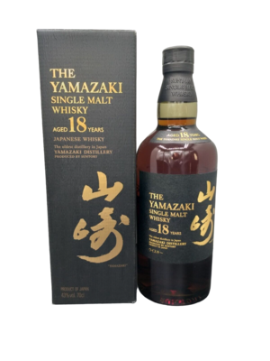 The Yamazaki 18 Years Single Malt Whisky 43% VOL. (1x0,7ltr.) OVP