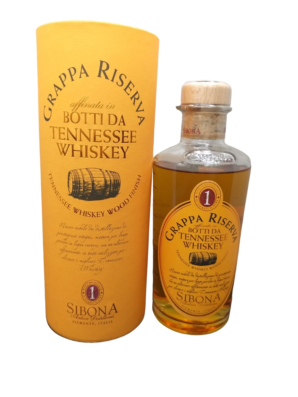 Sibona Grappa Riserva Botti da Tennessee Whiskey 40% VOL. (1x0,5ltr.) OVP