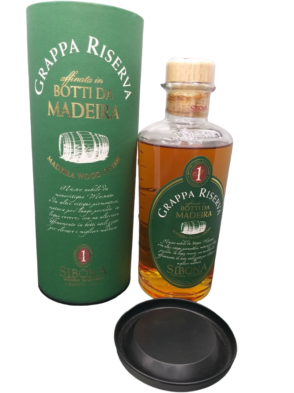 Sibona Grappa Riserva Botti da Madeira 40% VOL. (1x0,5ltr.) OVP