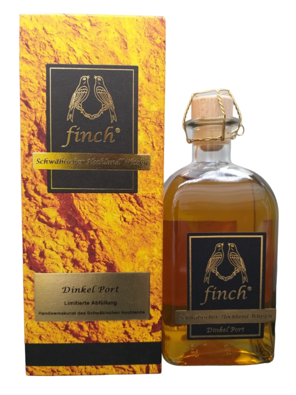Finch Dinkel Port 6 Jahre Schwäbischer Hochland Whisky 42% VOL. Limitierte Abfüllung (1x0,5ltr.) OVP Finch Dinkel Port 6 Jahre Schwäbischer Hochland Whisky 42% VOL. Limitierte Abfüllung (1x0,5ltr.) OVP