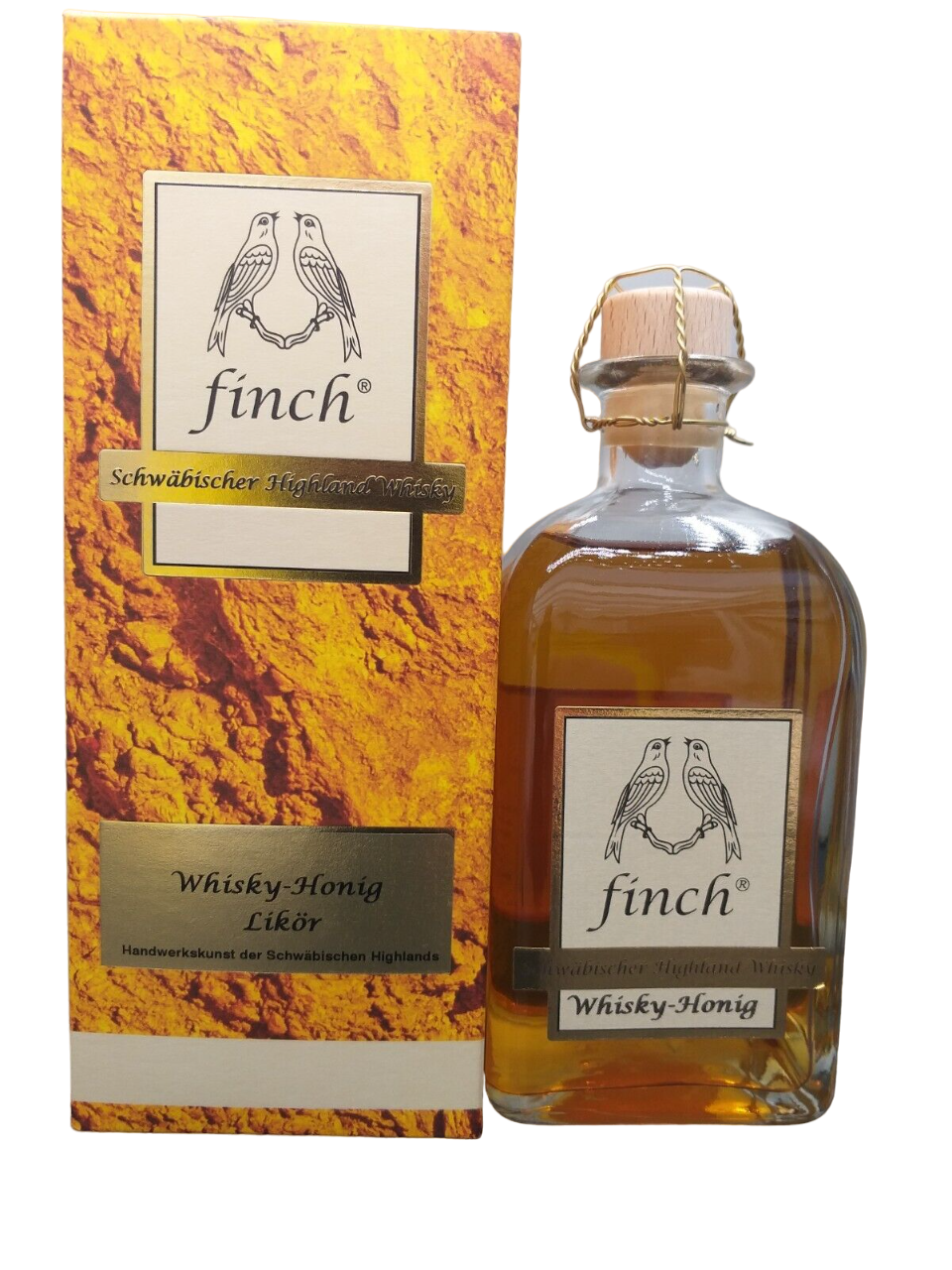 Finch Whisky-Honig Likör Schwäbischer Hochland Whisky 27% VOL. (1x0,5ltr.) OVP