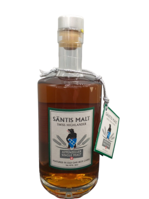 Säntis Appenzeller Edition Sigel Single Malt Whisky 40% VOL.  Old Oak Beer Casks (1x0,5ltr.)