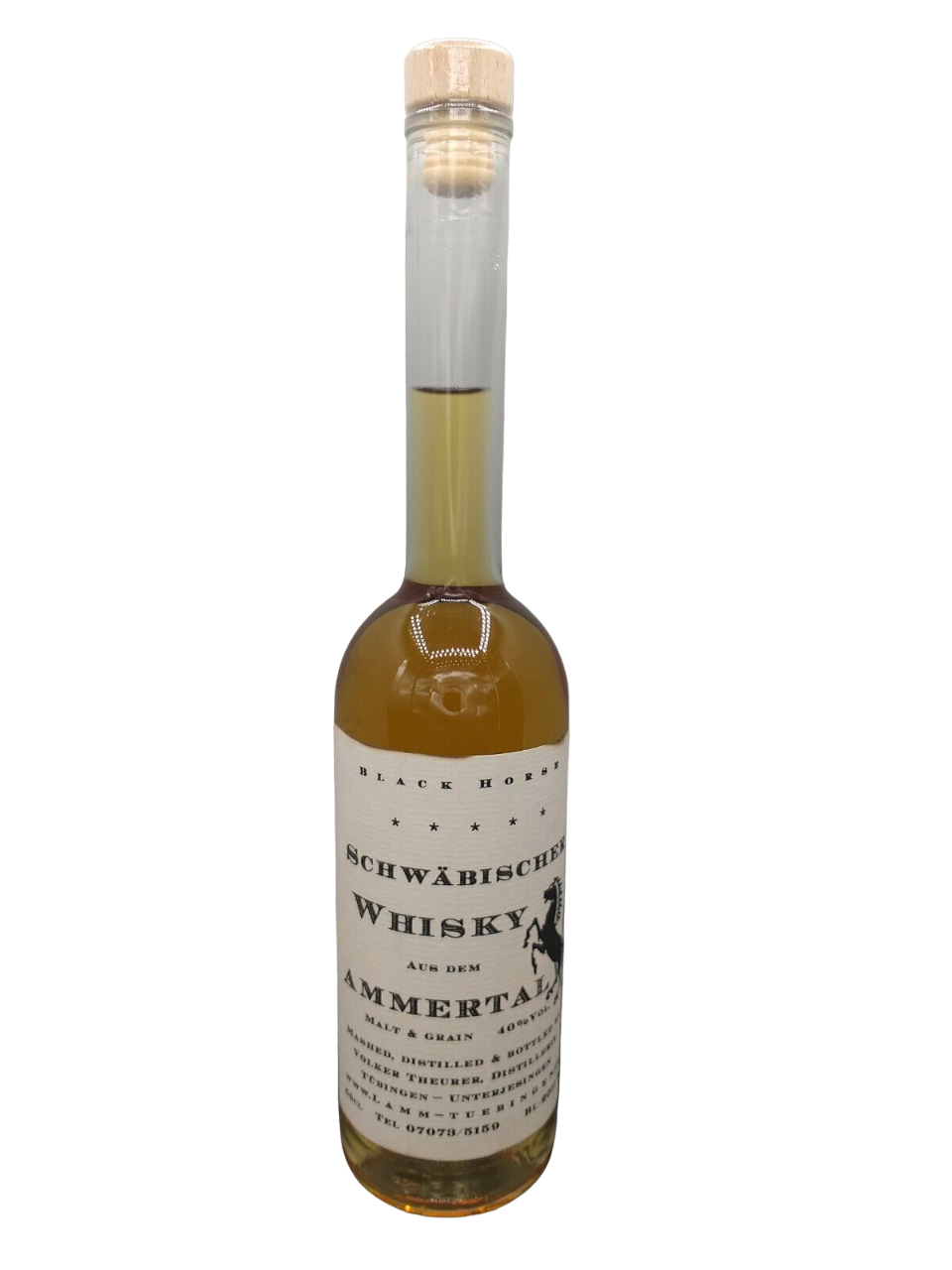 Black Horse Schwäbischer Malt & Grain Whisky 40% VOL. (1x0,5ltr.)