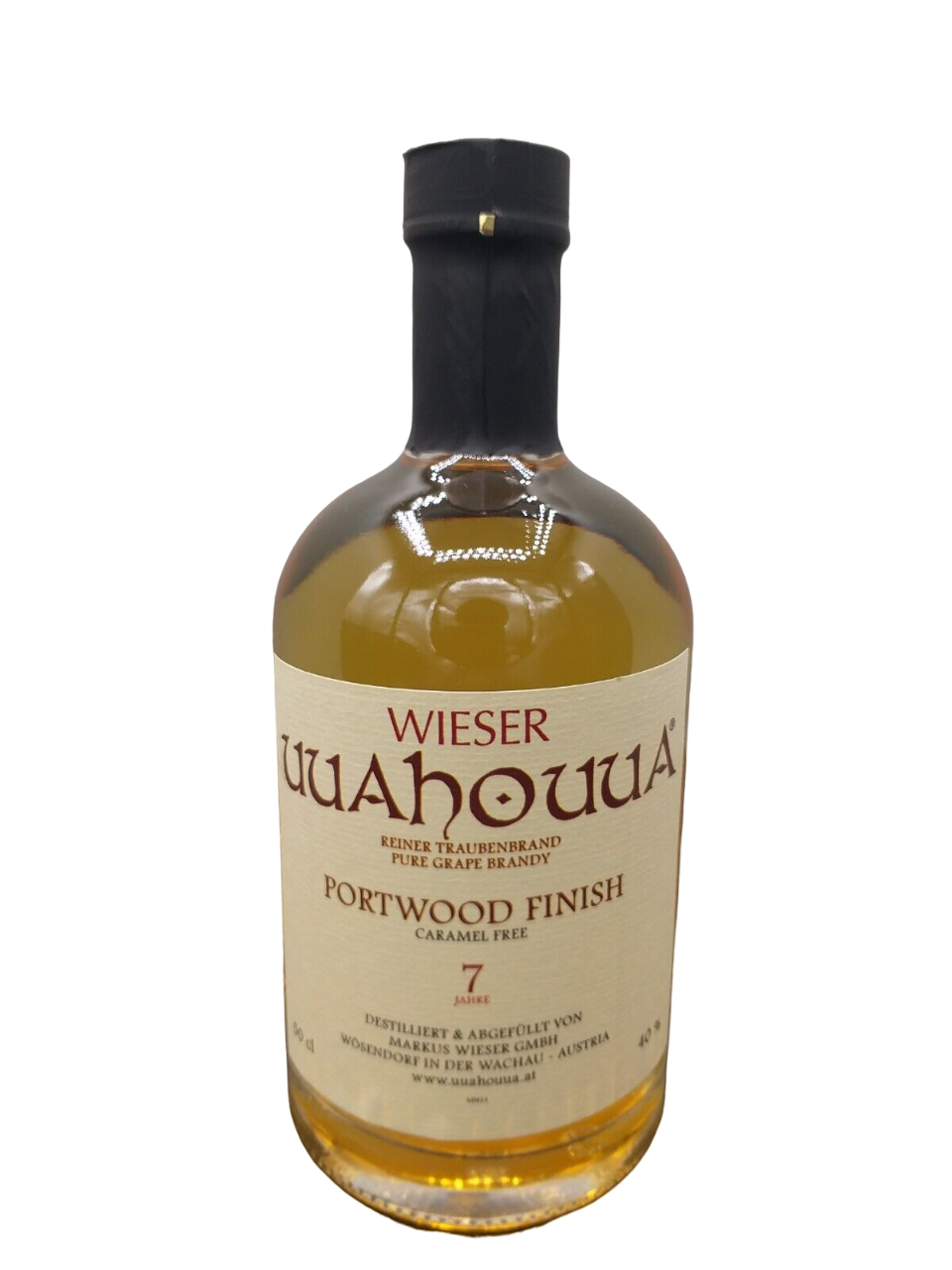 Wieser Uuahouua 7 Jahre Traubenbrand 40% VOL. Portwood finish (1x0,5ltr.)