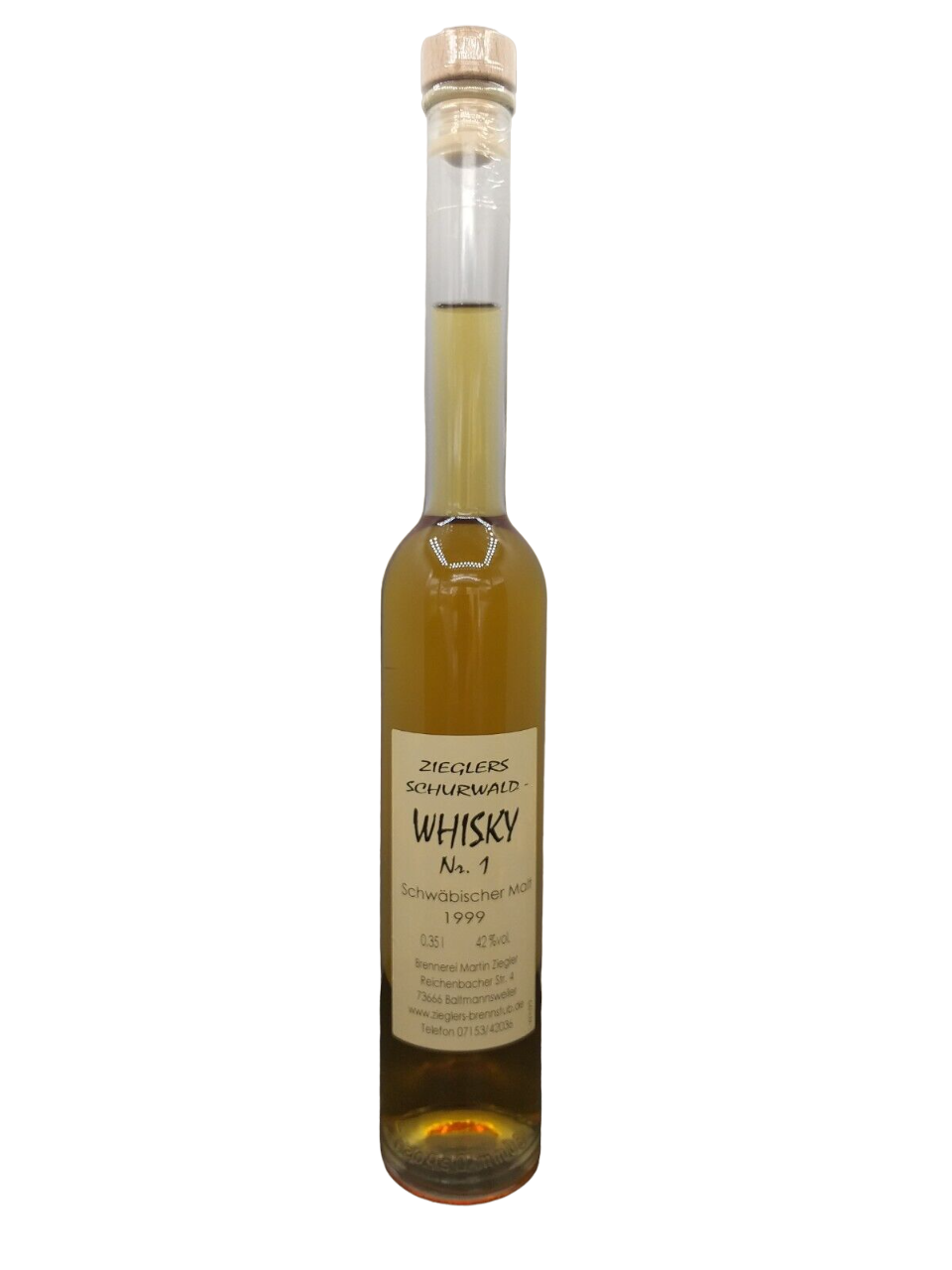 Schurwald Nr. 1 Schwäbischer Malt 1999 Whisky 42% VOL. (1x0,35ltr.)