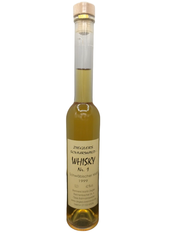 Schurwald Nr. 1 Schwäbischer Malt 1999 Whisky 42% VOL. (1x0,20ltr.)