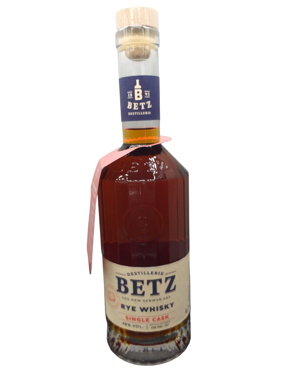 Betz Rye Single Cask Whisky 48% VOL. (1x0,7ltr.)