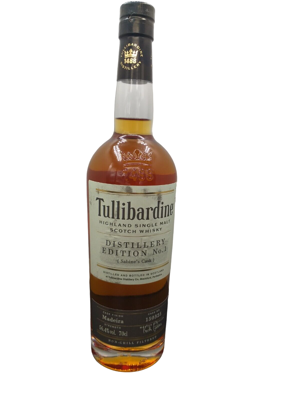 Tullibardine Distillery Edition No. 1 Sabine's Cask Finish Madeira Highland Single Malt Scotch Whisky Scotland 56,4% VOL. (1x0,7ltr.)