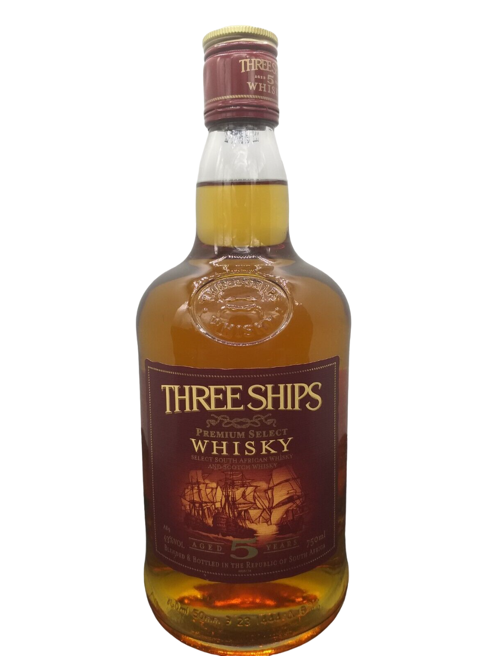 Three Ships 5 Jahre Premium Select Whisky 43% VOL. (1x0,75ltr.)