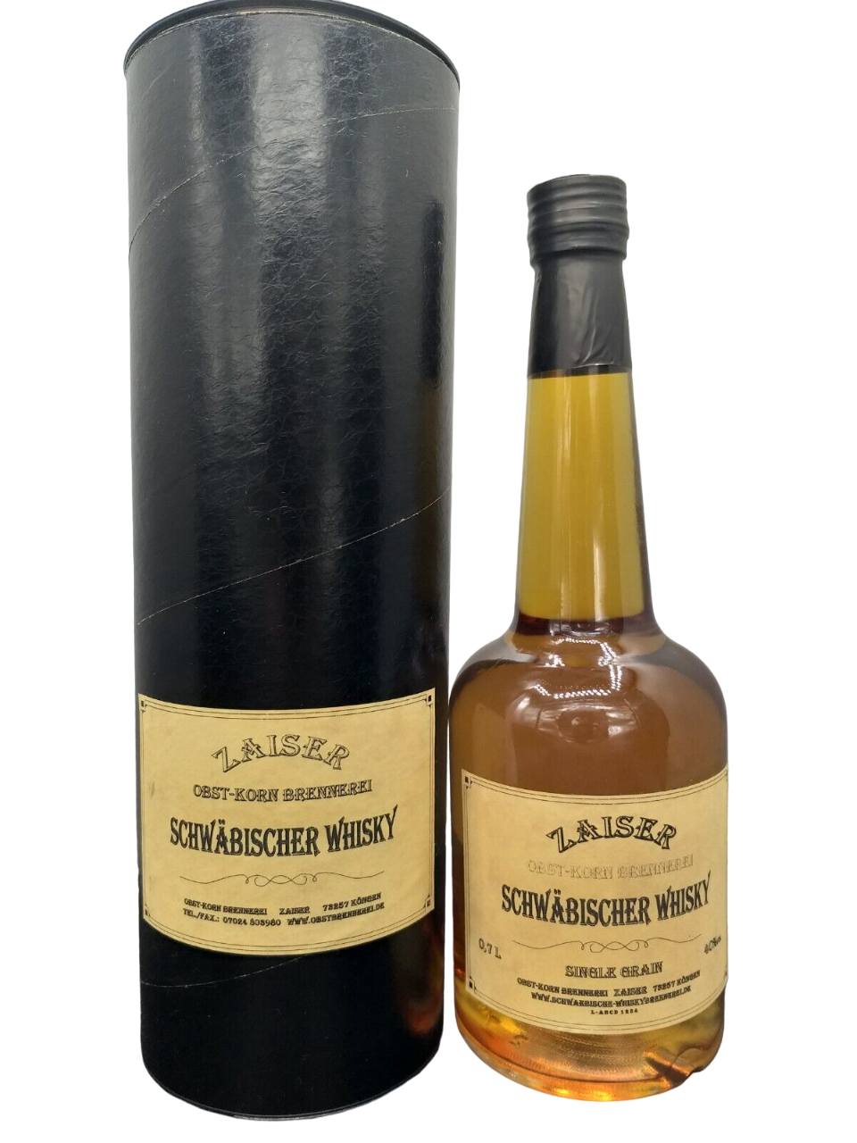 Zaiser Schwäbischer Single Grain Whisky Deutschland 40% VOL. (1x0,7ltr.) OVP