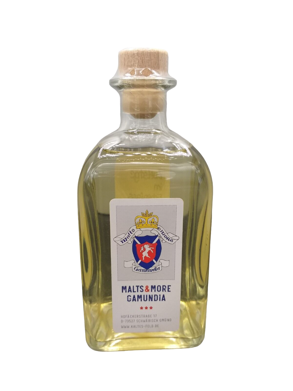 Malts&More Gamundia Zwetschge im Eichenfass 45% VOL. (1x0,5ltr.) Bitte Hinweis beachten!
