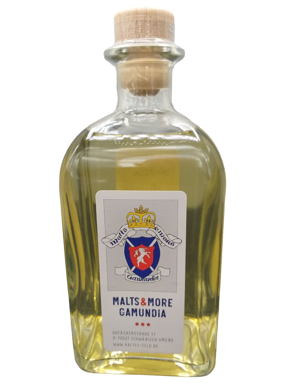 Malts&More Gamundia Mirabelle im Eichenfass 43% VOL. (1x0,5ltr.) Bitte Hinweis beachten!