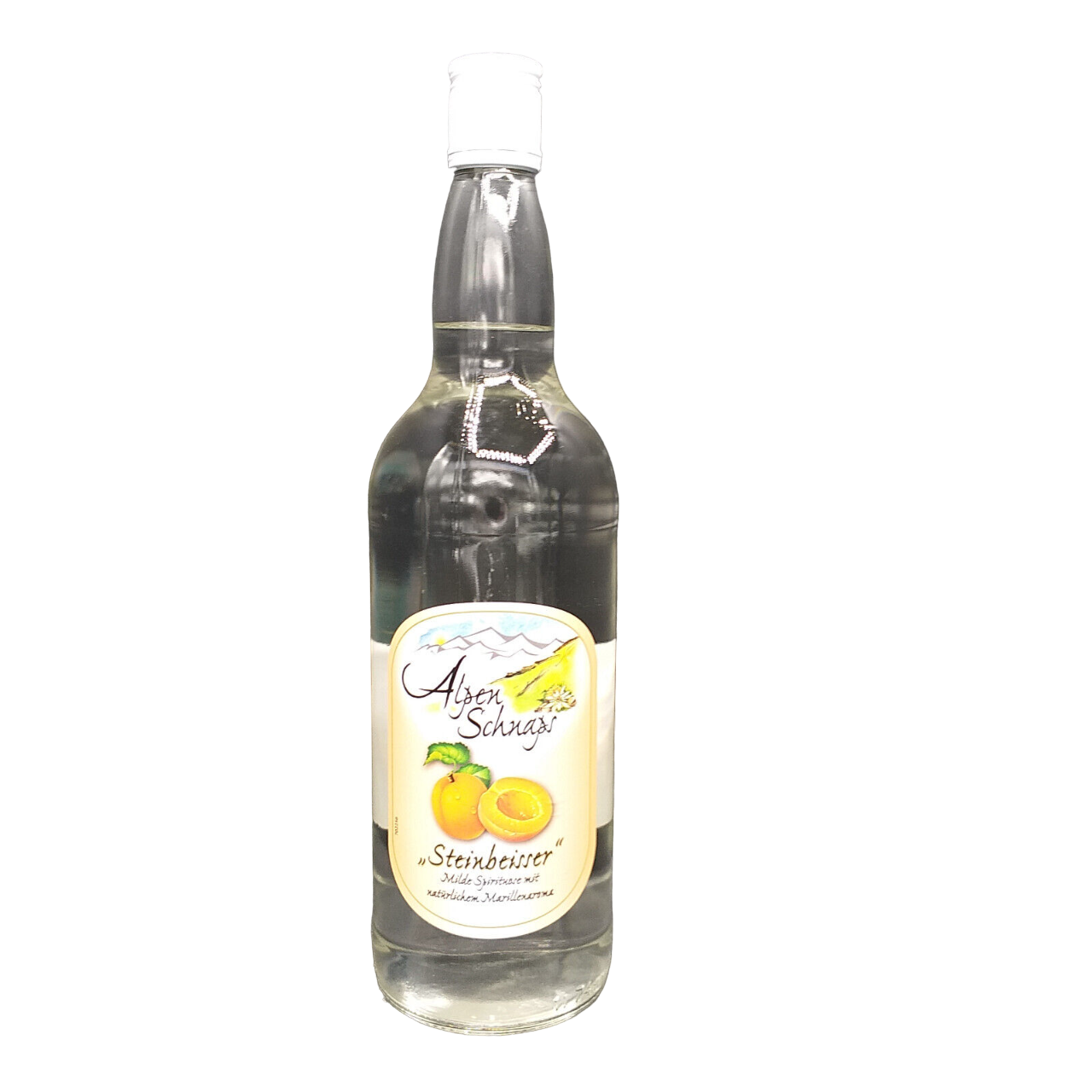 Alpen Schnaps Marillenbrand-Spirituose  Steinbeisser 35% VOL. (1x1,0ltr.)