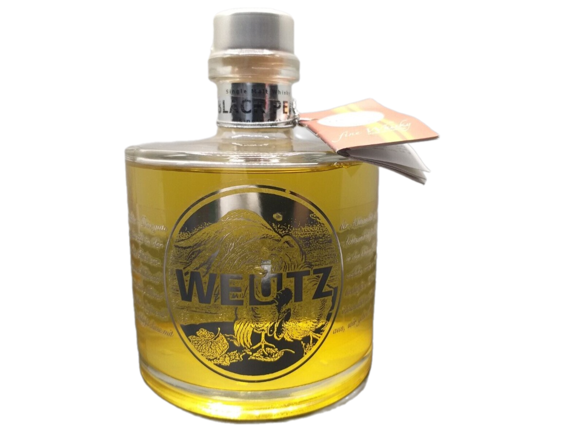 Weutz Black Peat Single Malt Whisky 40,5% VOL. (1x0,5ltr.)