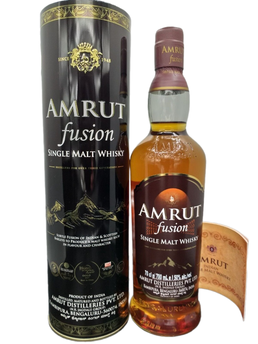Amrut  Fusion 2018 Single Malt Whisky 50% VOL. (1x0,7ltr.) OVP