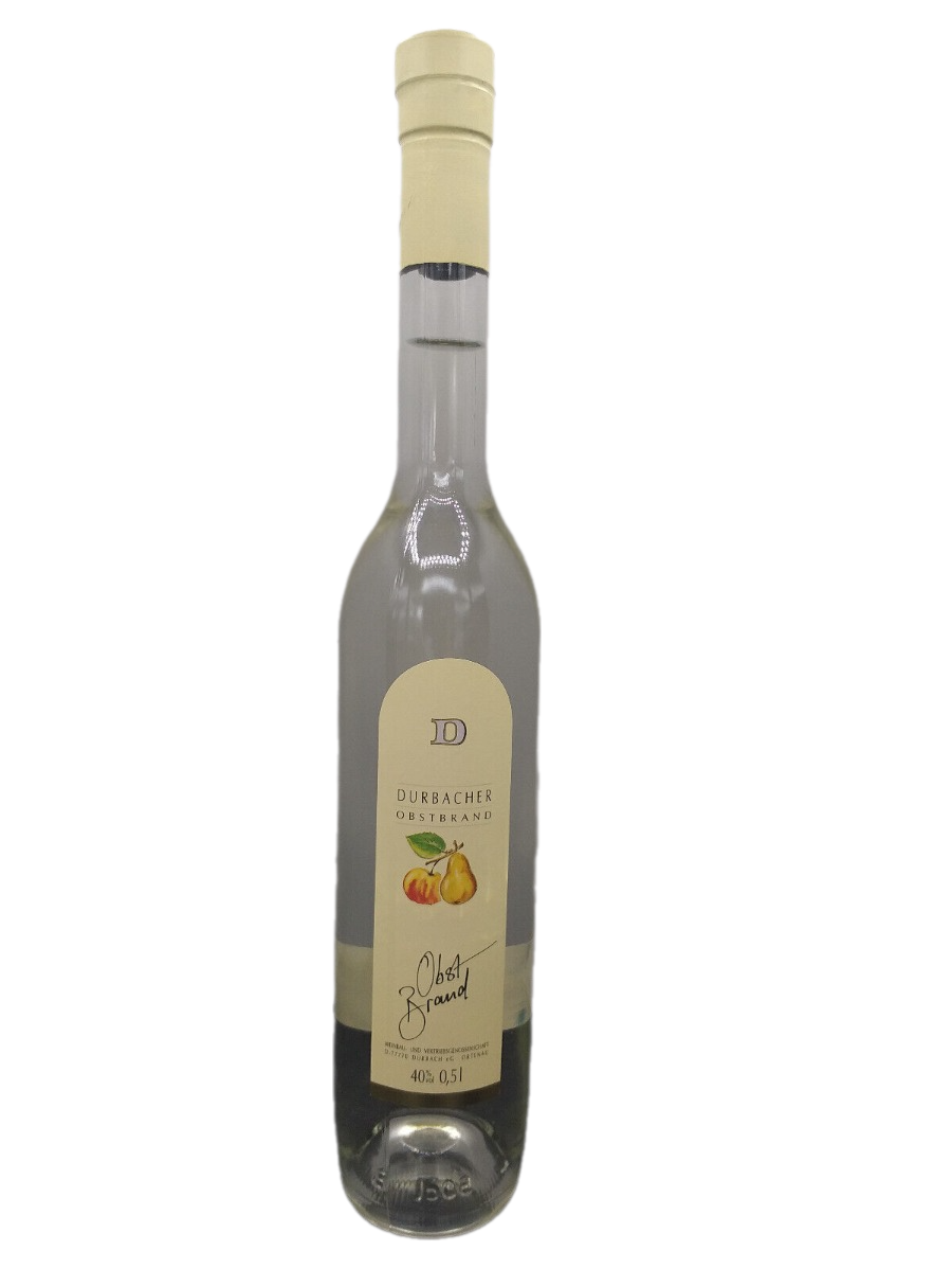 Durbacher Obstbrand Apfel/Birne Edelbrand 40% VOL. (1x0,5ltr.)