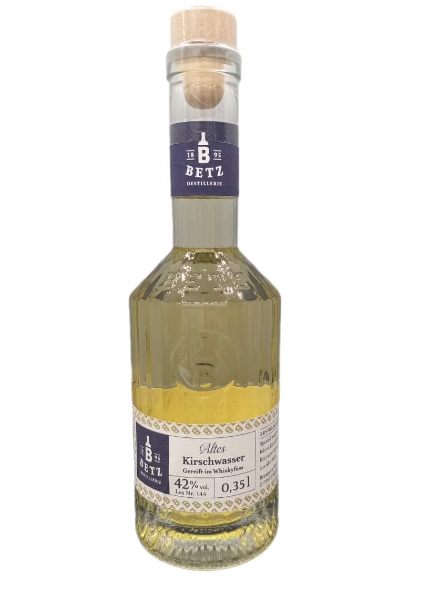 Betz Altes Kirschwasser 42% VOL. (1x0,35ltr.) Gereift im Whiskyfass