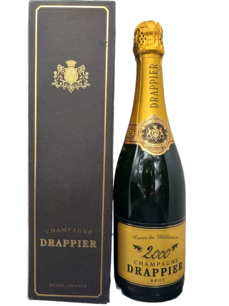 Drappier Cuvee du Millenaire 2000 Brut Champagner 12% VOL. (1x0,75ltr.) OVP