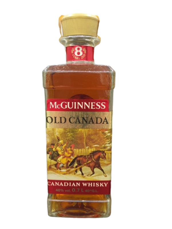 McGuinness Old Canada Canadian Whisky 40% VOL. (1x0,7ltr.) 1982