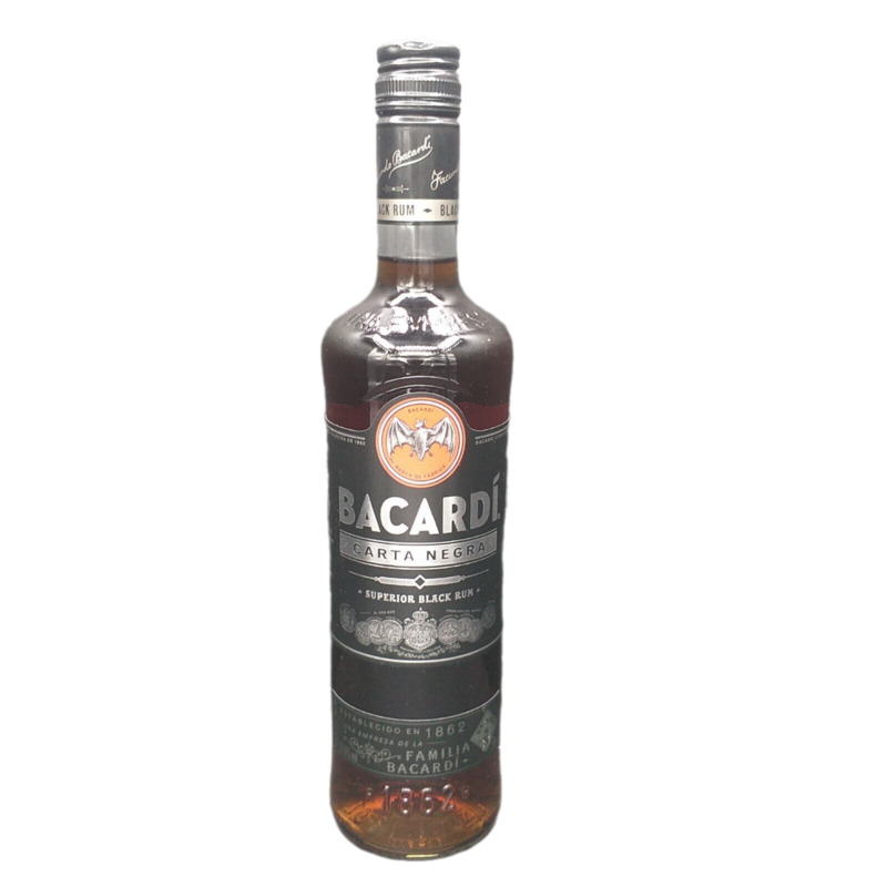 Bacardi Carta Negra Superior Black Rum 37,5% VOL. (1x0,7ltr.)