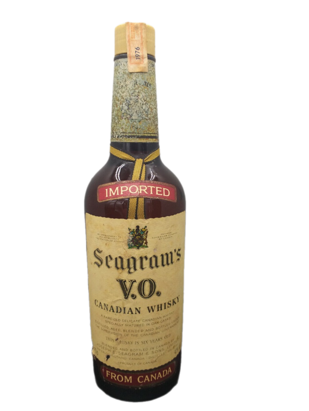 Seagram's V.O. 1976 Canadian Whisky 6 Jahre 40% VOL. (1x0,7ltr.)