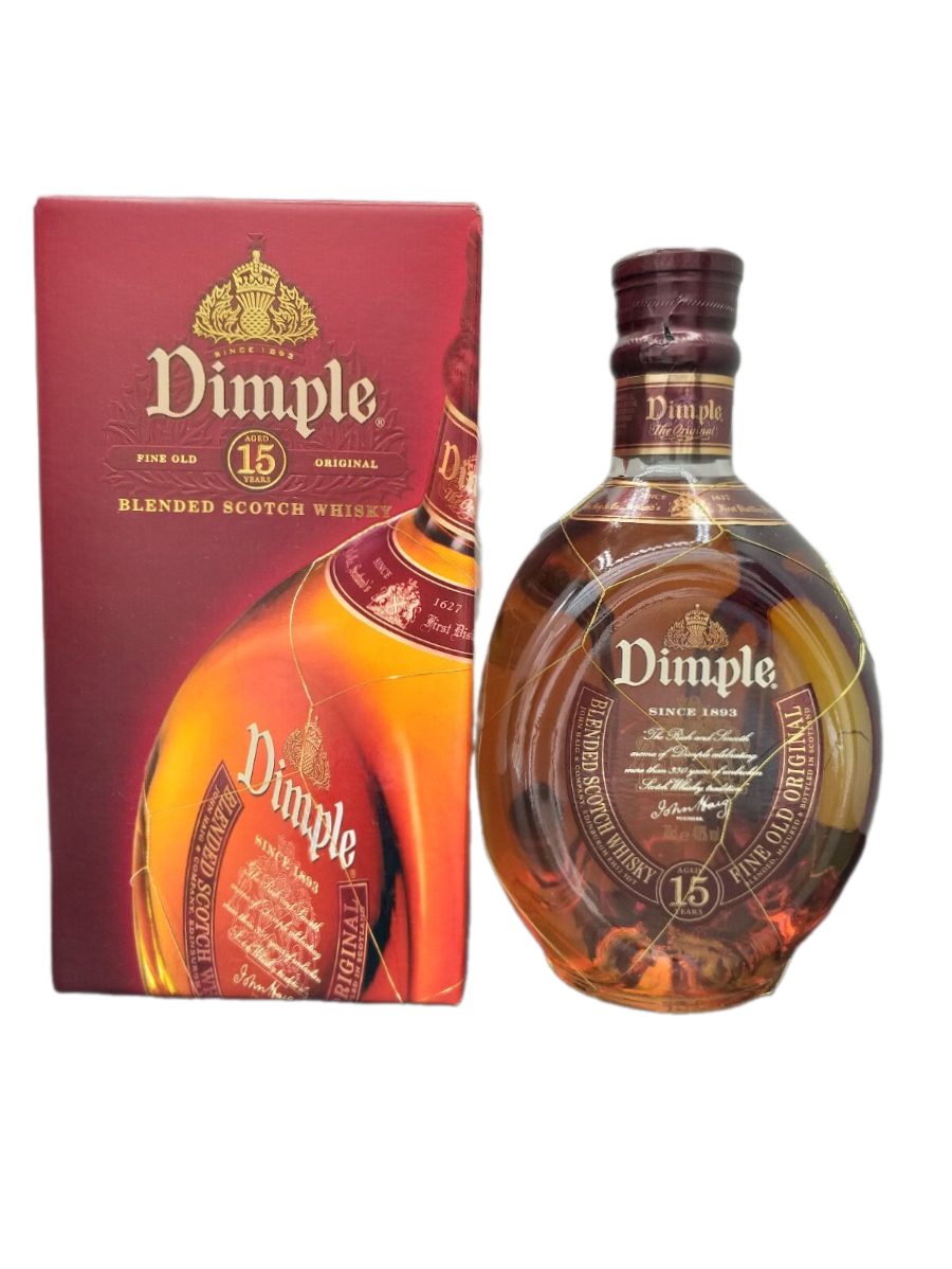 Dimple 15 Jahre De Luxe Scotch Whisky 40% VOL. (1x0,7ltr.) OVP