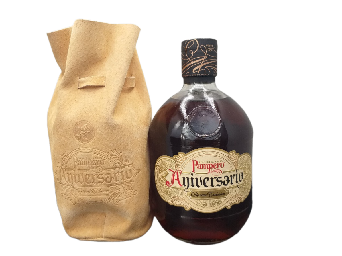 Pampero Aniversario Reserva Exclusiva Rum 40% VOL. (1x0,7ltr.) inkl. Samtsäckchen