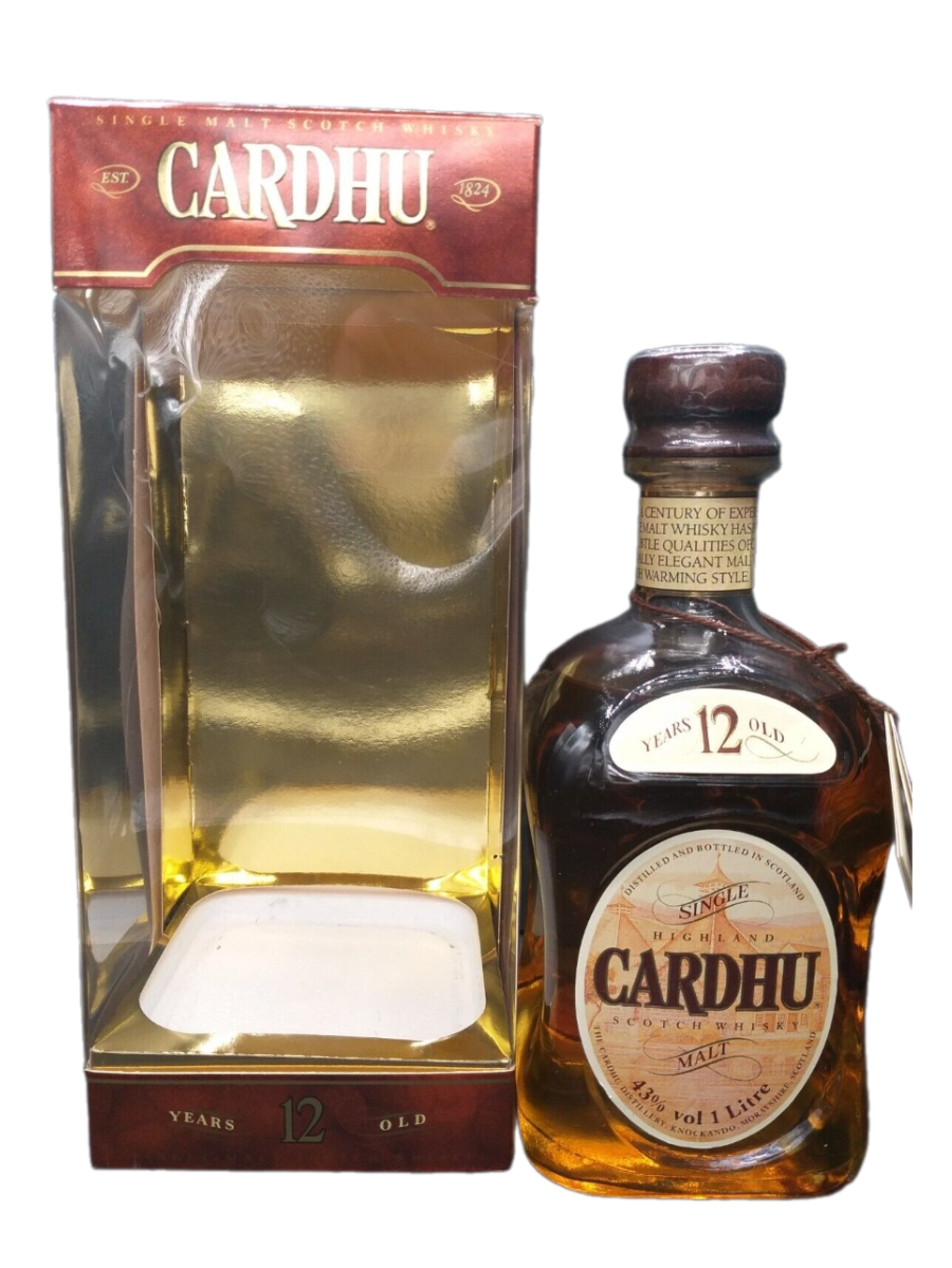 Cardhu 12 Jahre Single Malt Scotch Whisky 43% VOL. (1x1,0ltr.) OVP