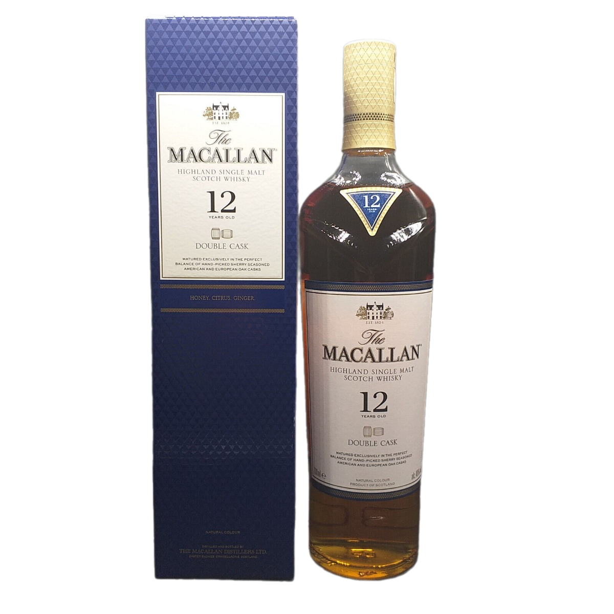 The Macallan 12 Jahre Double Cask Single Malt Scotch Whisky 40% VOL. (1x0,7ltr.) OVP