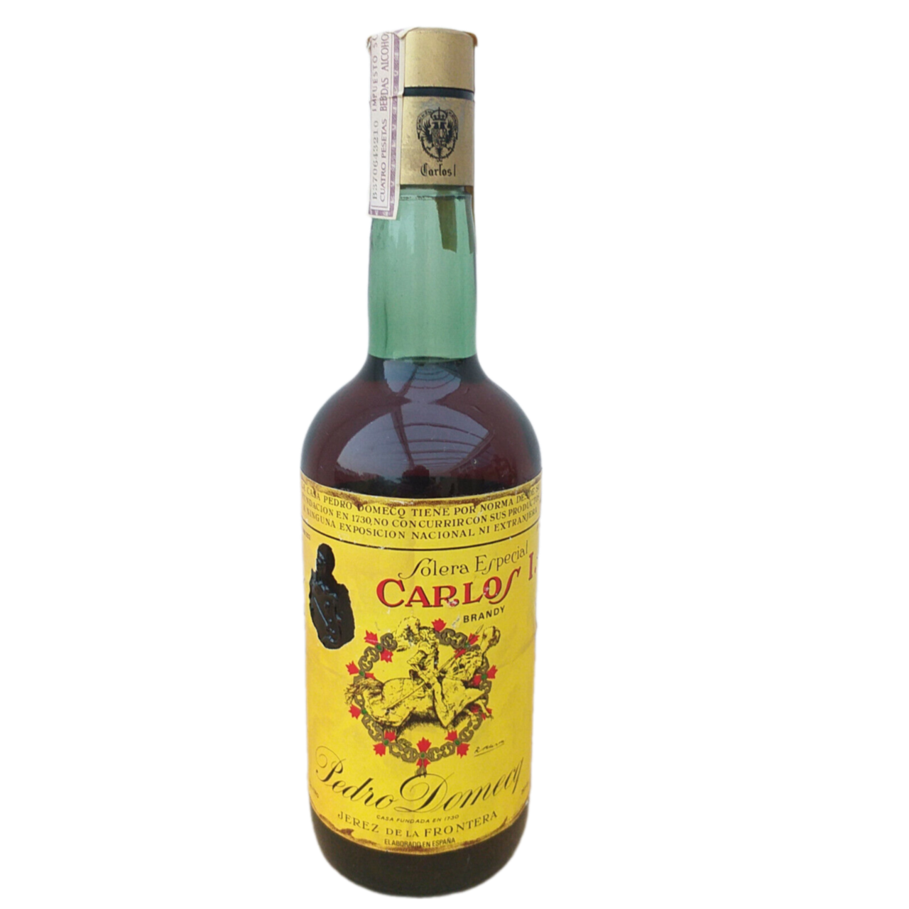 Carlos I Solera Especial Brandy 39,5% VOL. (1x0,75ltr.) Original-Steuerbanderole