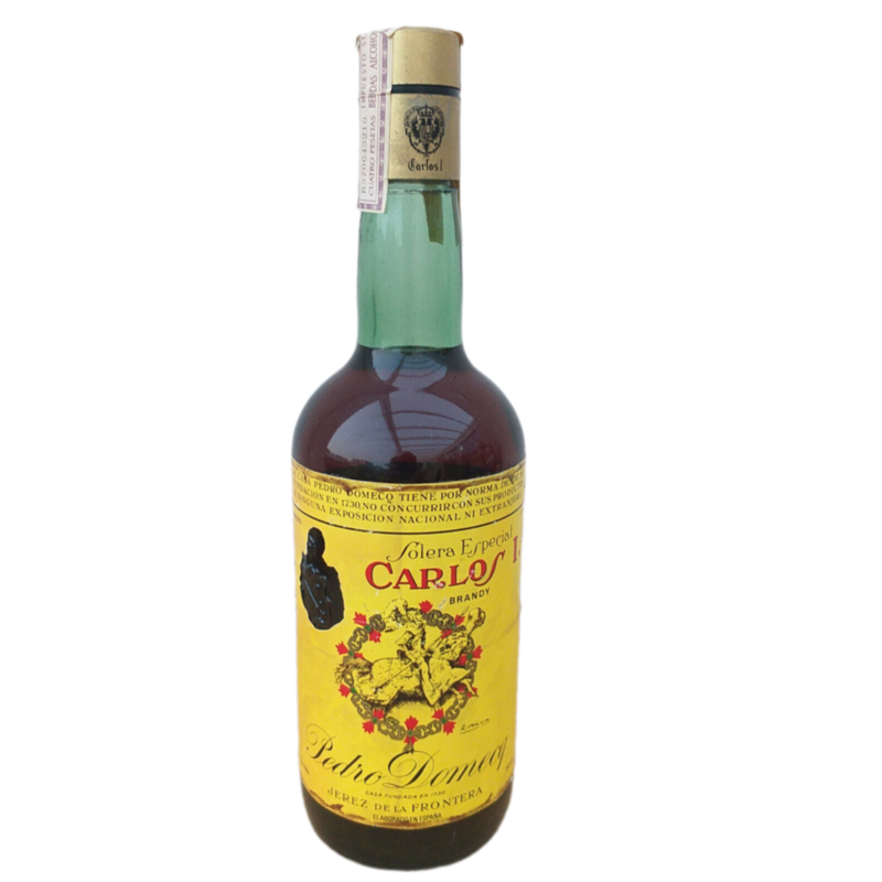 Carlos I Solera Especial Brandy 39,5% VOL. (1x0,75ltr.) Original-Steuerbandarole