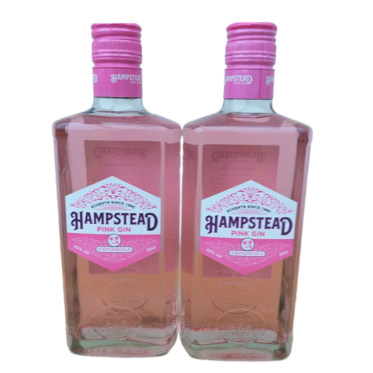 Hampstead Pink Gin 40% VOL. (2x0,5ltr.) SET
