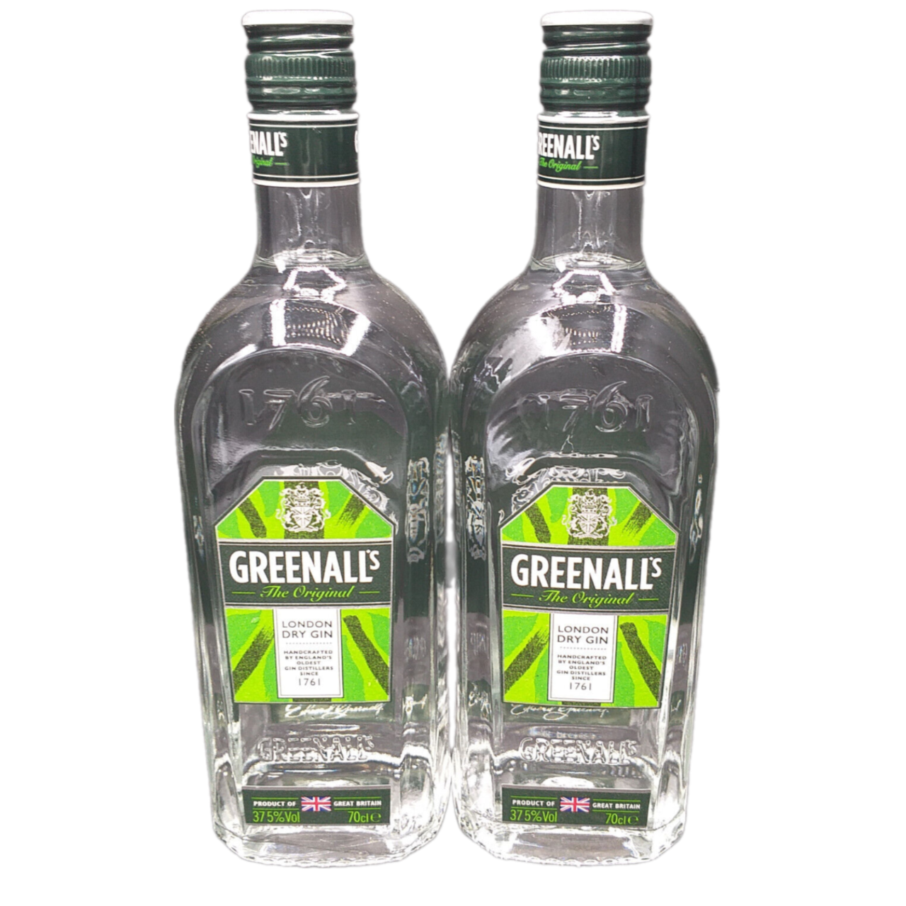 Greenall's The Original London Dry Gin 37,5% VOL. (2x0,7ltr.) SET