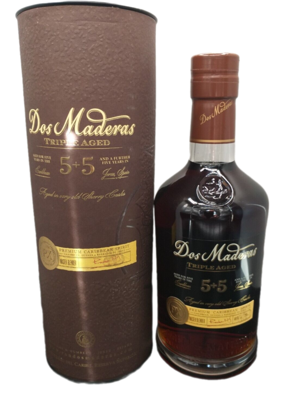 Dos Maderas 5+5 Premium Caribean Spirit Rum 40% VOL. (1x0,7ltr.) OVP