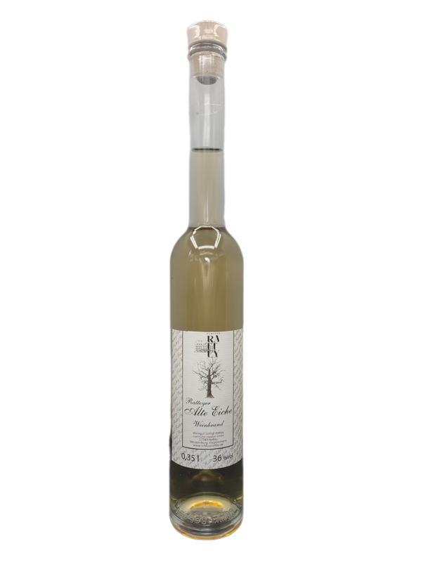 Ratteyer Alte Eiche Weinbrand 36% VOL. (1x0,350ltr.) Ratteyer Alte Eiche Weinbrand 36% VOL. (1x0,350ltr.)