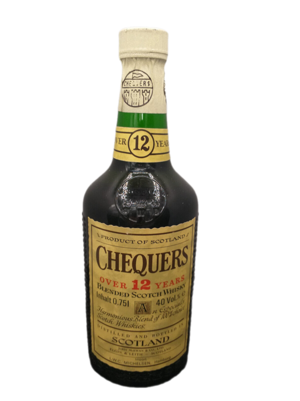 Chequers over 12 Jahre Blended Scotch Whisky 40% VOL. (1x0,75ltr.) Chequers over 12 Jahre Blended Scotch Whisky 40% VOL. (1x0,75ltr.)