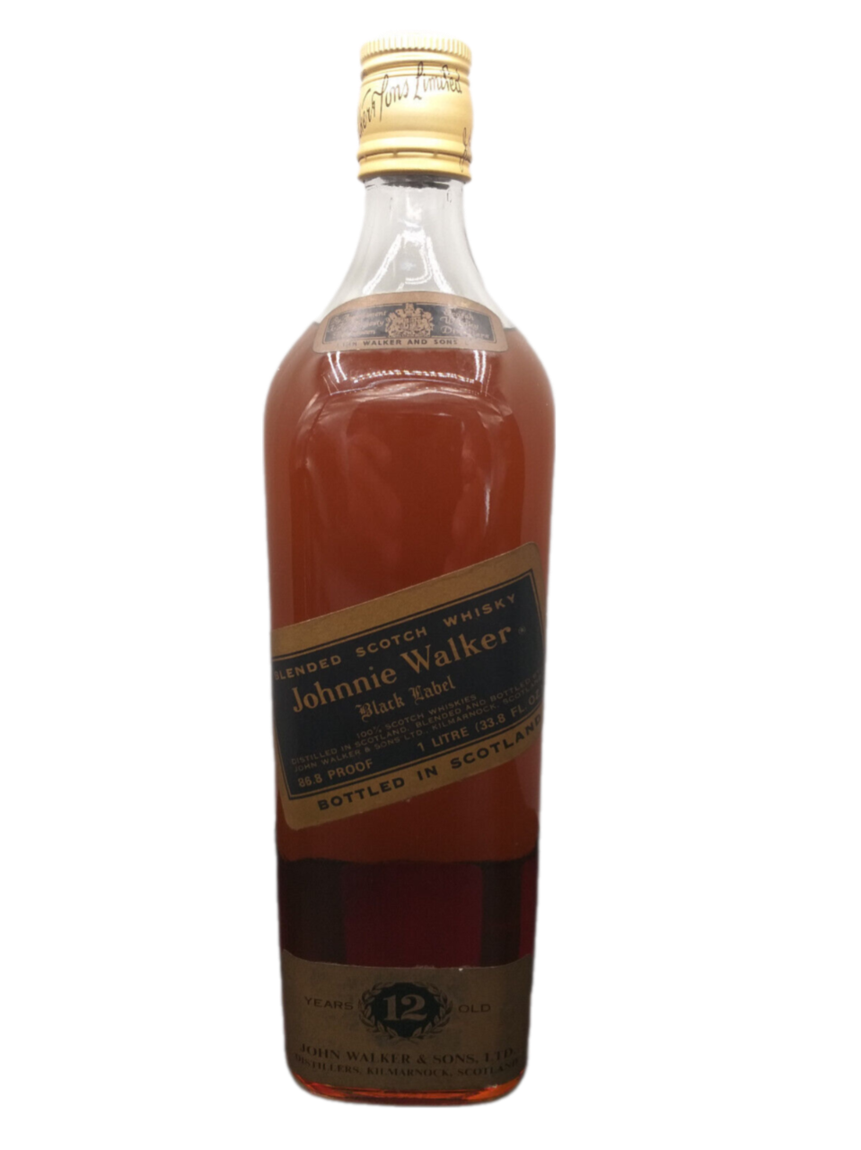 Johnnie Walker 12 Jahre Black Label Blended Scotch Whisky 86,8 Proof (1x1,0ltr.)
