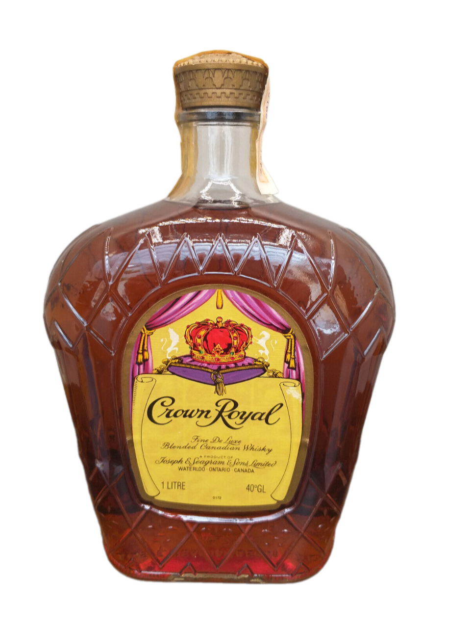 Crown Royal 1976 Fine de Luxe Blended Canadian Whisky 40% VOL. (1x1,0ltr.)