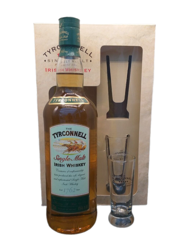 Tyrconnell Single Malt Irish Whiskey 40% VOL. (1x0,75ltr.) inkl. 2 Original-Shot-Gläser OVP SET