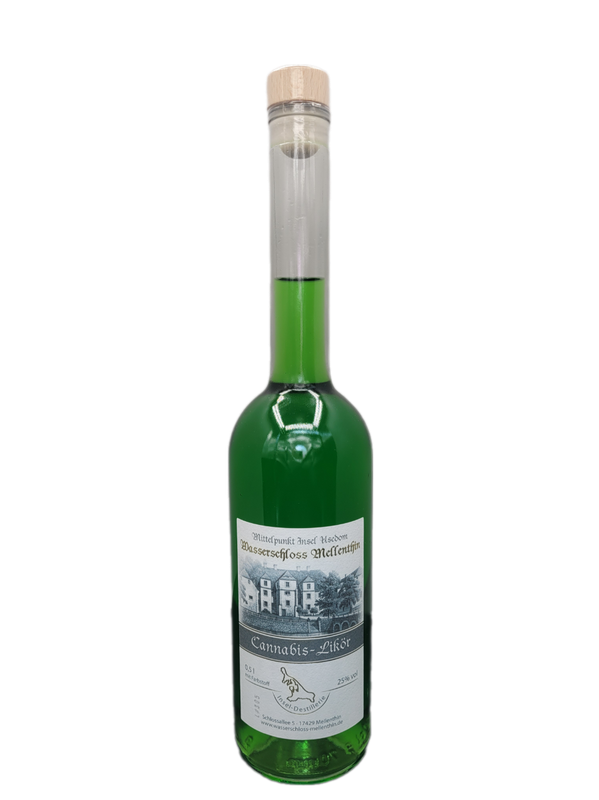 Cannabis-Likör 25% VOL. Inseldestillerie Mellenthin Usedom (1x0,5ltr.)