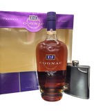 E&J VS Cognac 40% VOL. (1x0,75ltr.) SET incl. hip flask - Please note!