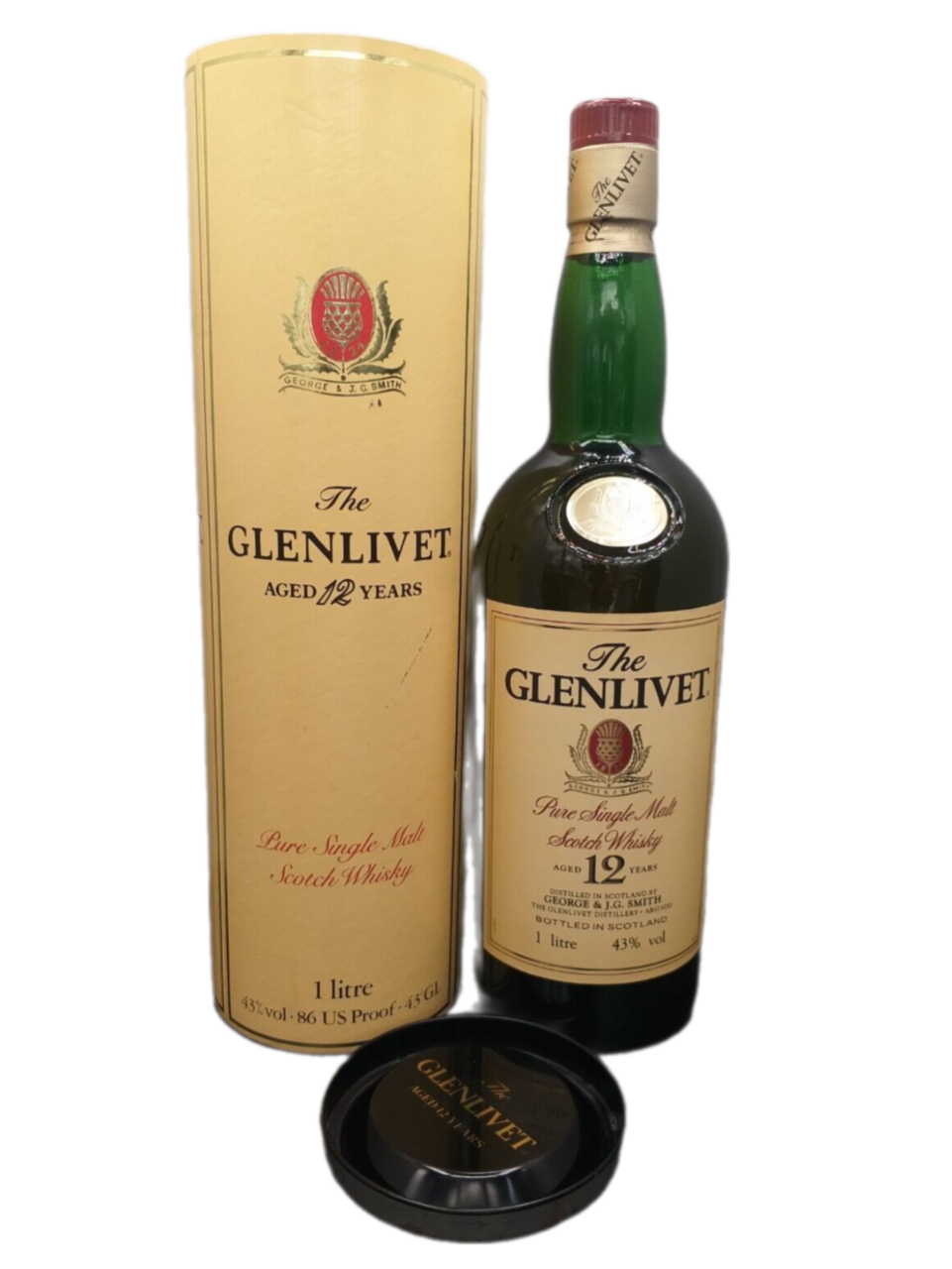 The Glenlivet 12 Jahre Pure Single Malt Scotch Whisky 43% VOL. (1x1,0ltr.) OVP